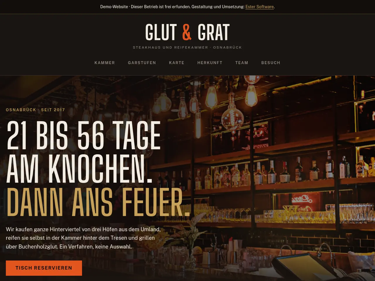 Bildschirmansicht der Startseite von GLUT und GRAT