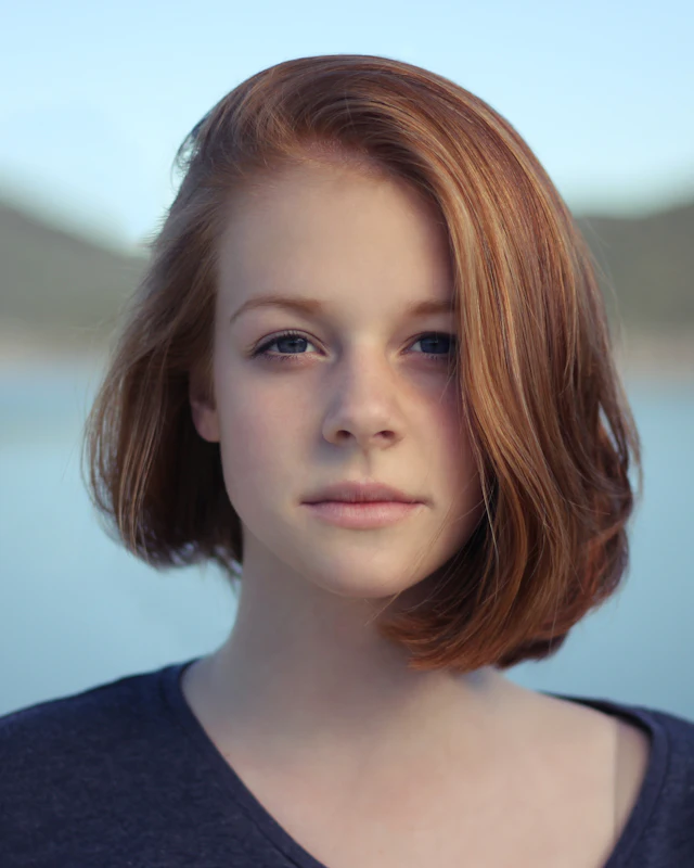 Portrait einer Frau (Stockfoto)